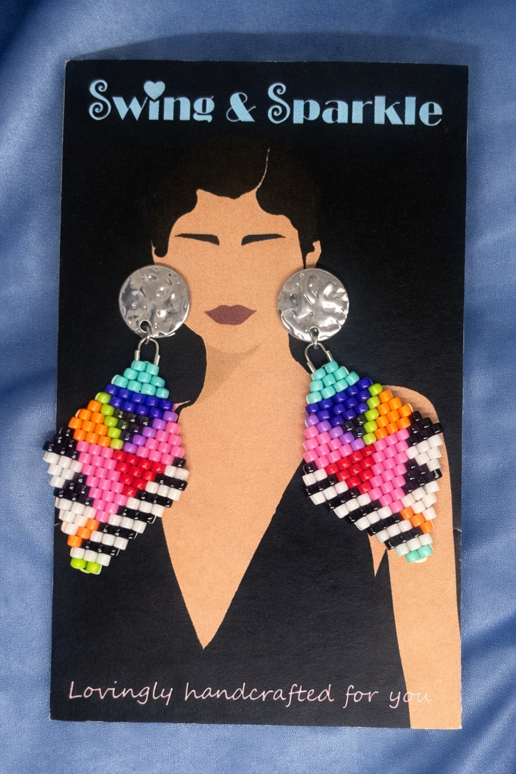 ''Fiesta Rhythm'' earrings