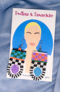 ''Electric Totem'' earrings