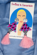 '' Barbie Pop Tassel'' earrings