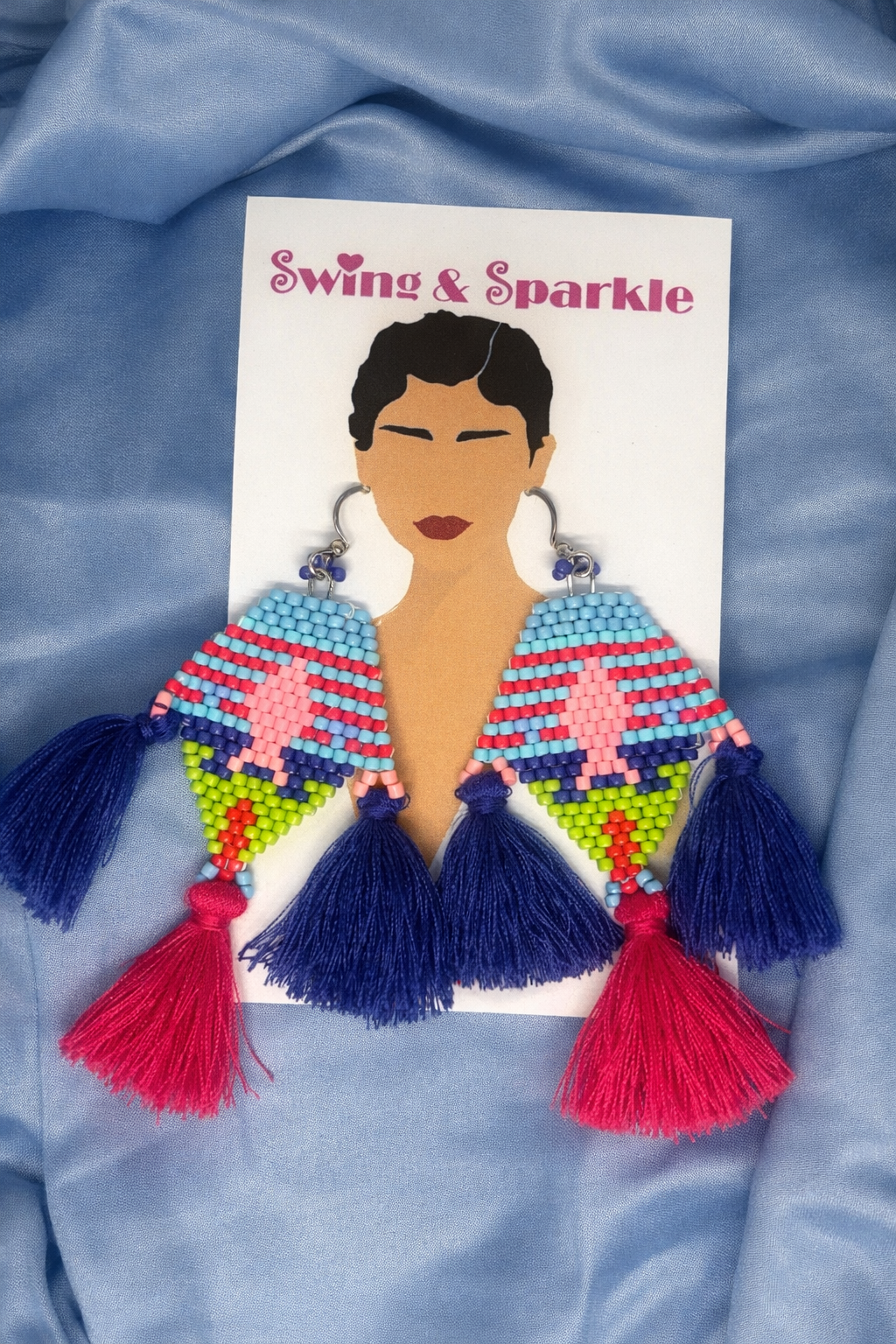''Fiesta Tassel'' earrngs