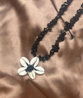 ''Black Salt Desire'' necklace