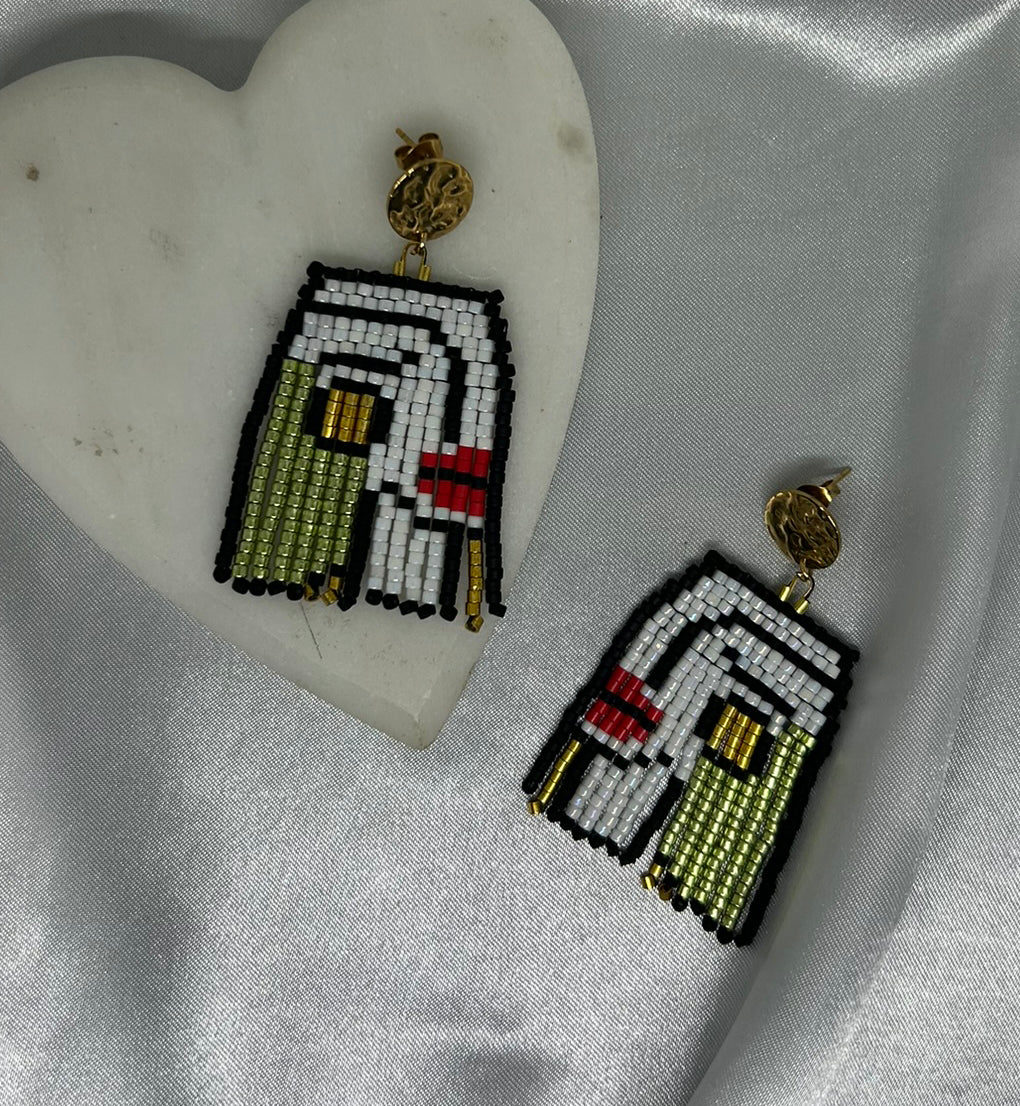 ''Emerald Muse'' Earrings