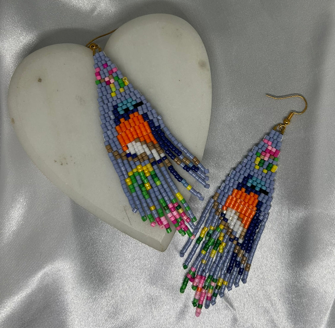 ''Tweet Drops'' earrings