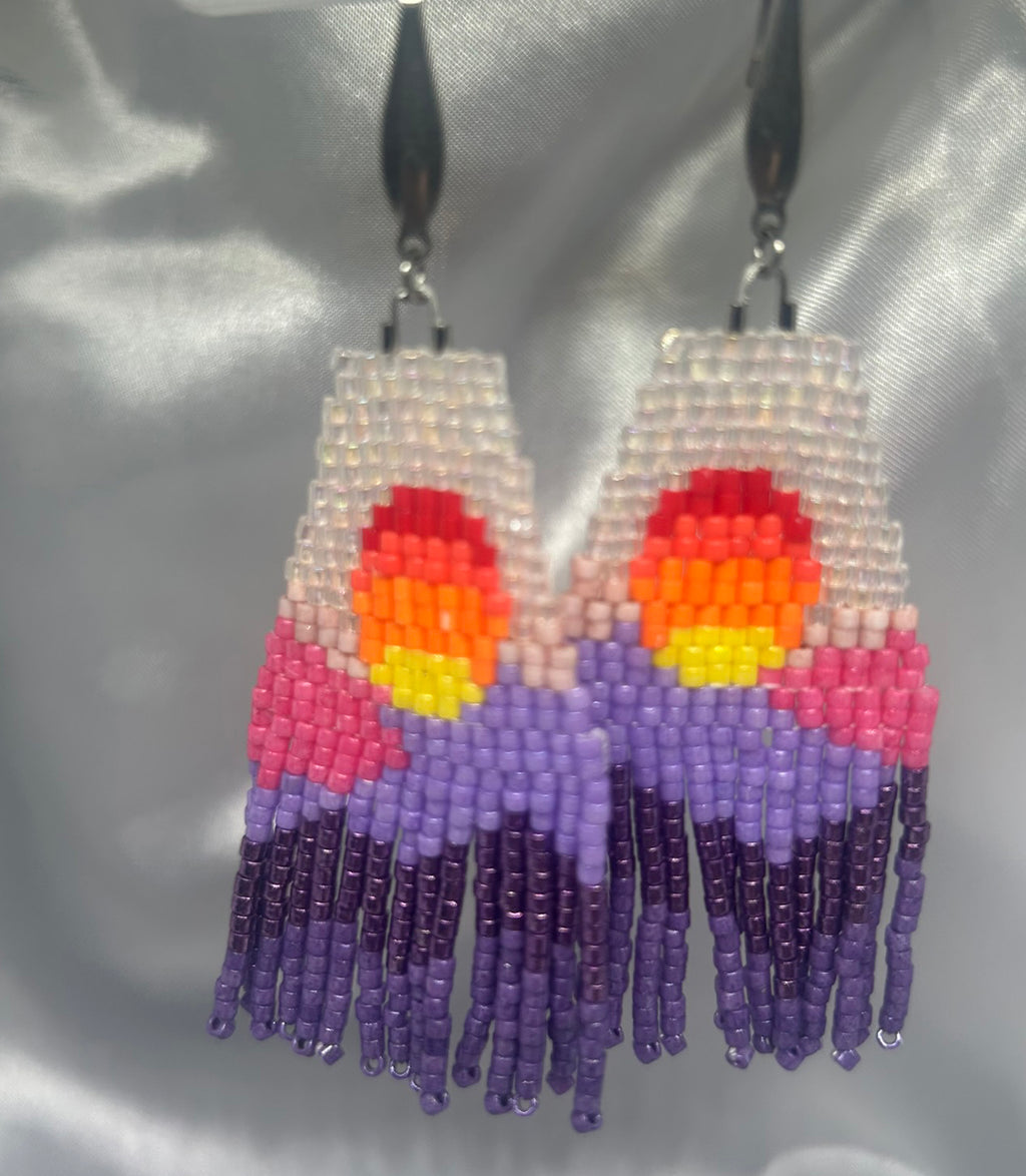 ''Evening Horizon'' earrings
