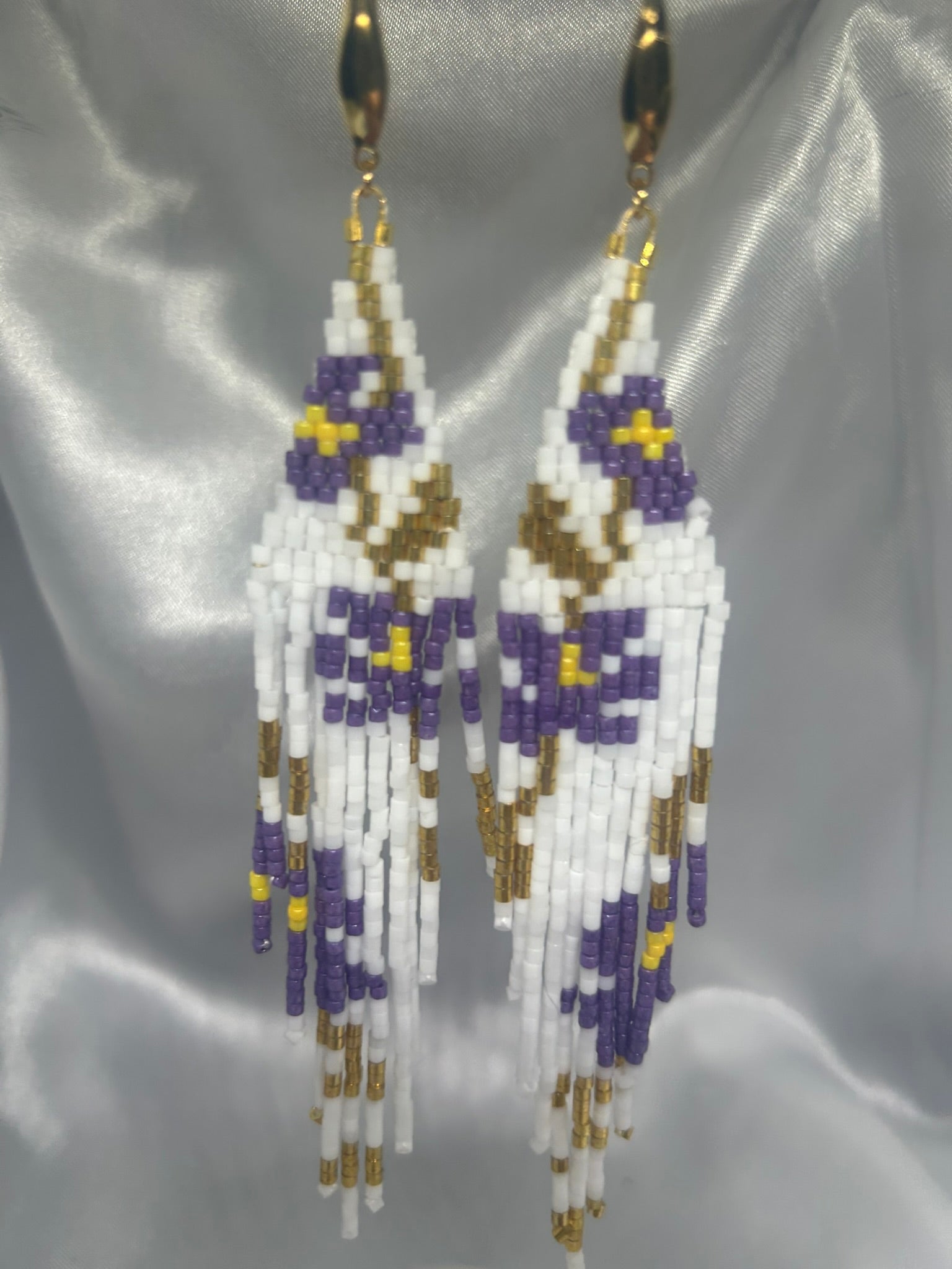 ''Bloom in Gold'' earrings
