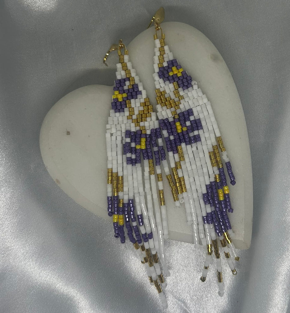 ''Bloom in Gold'' earrings