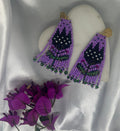 ΄΄Midnight Iris'' earrings