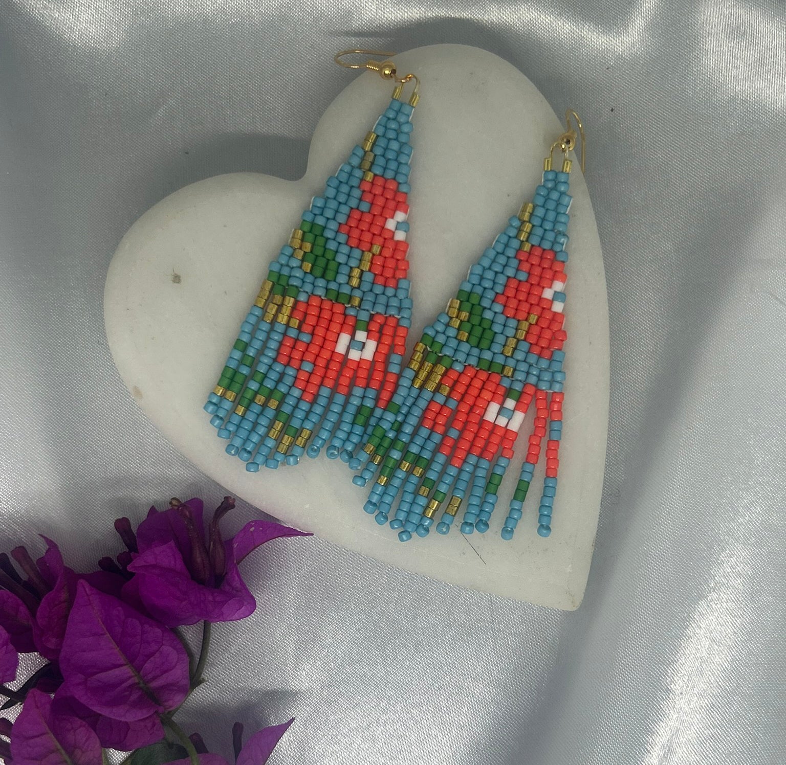 ''Sky Blossom'' earrings