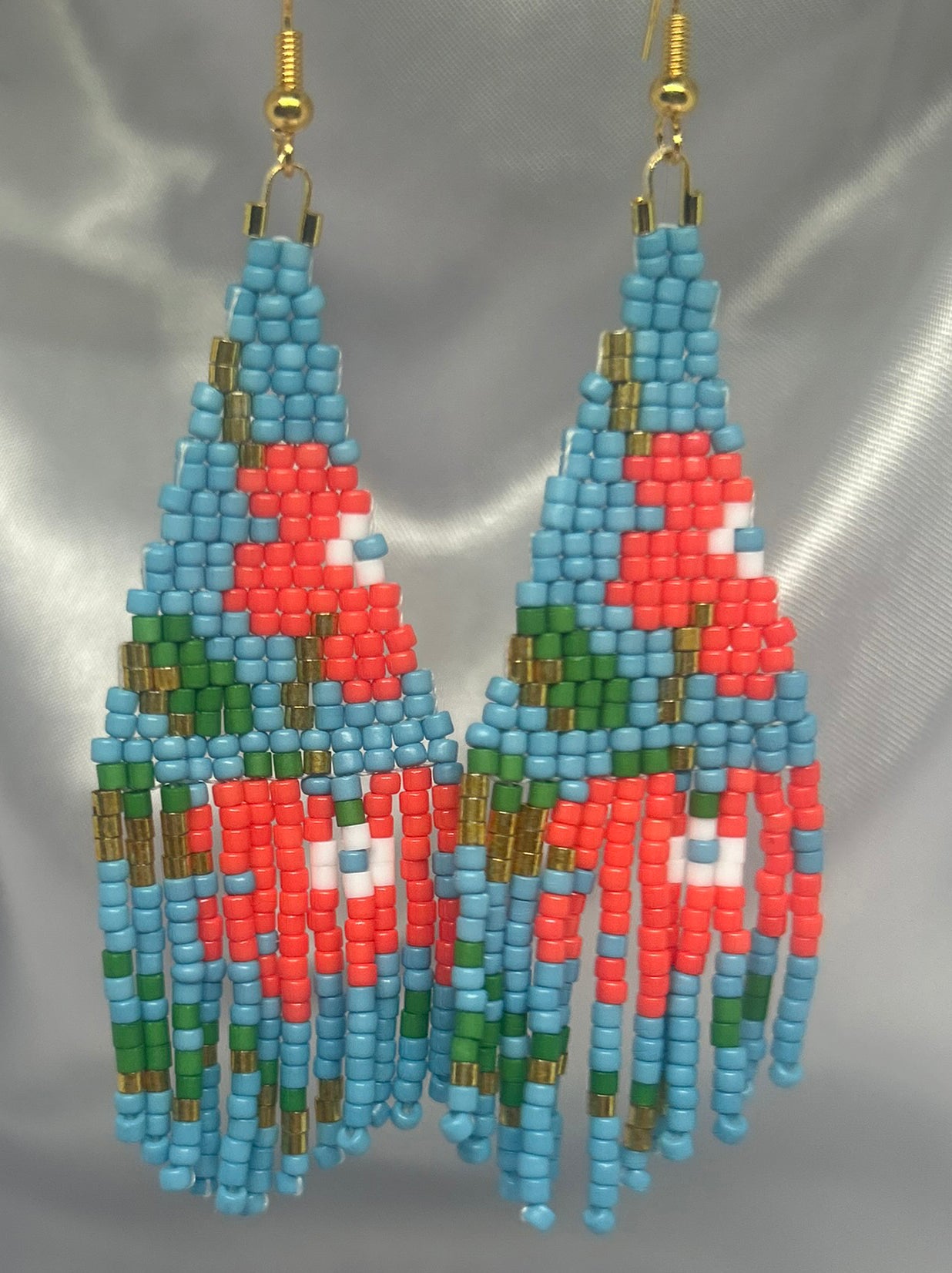 ''Sky Blossom'' earrings