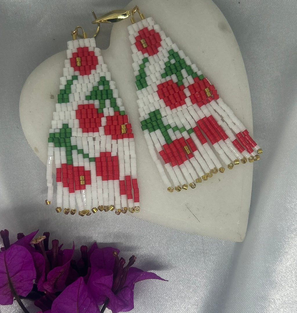 ''Cherry Kiss Drops'' earrings
