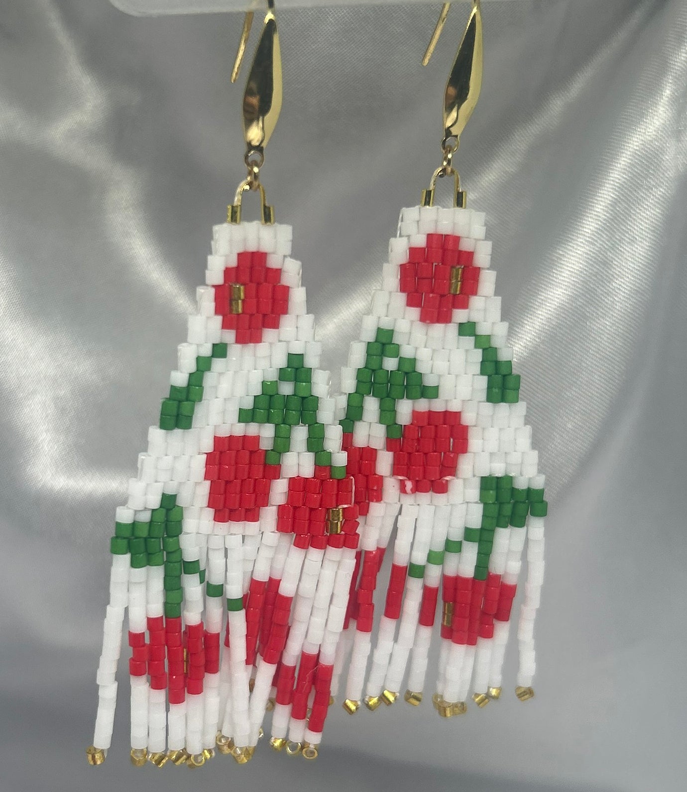 ''Cherry Kiss Drops'' earrings