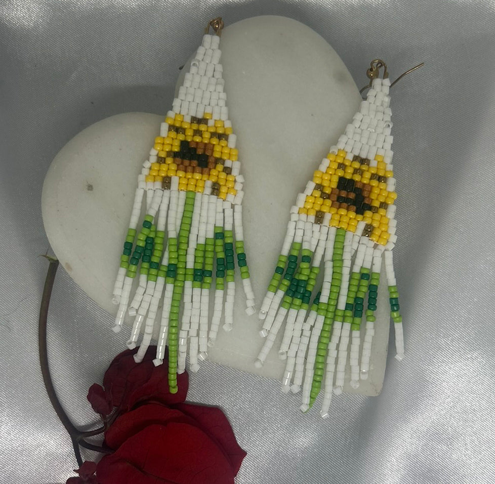 ''Sun-Seeking Bloom'' earrings