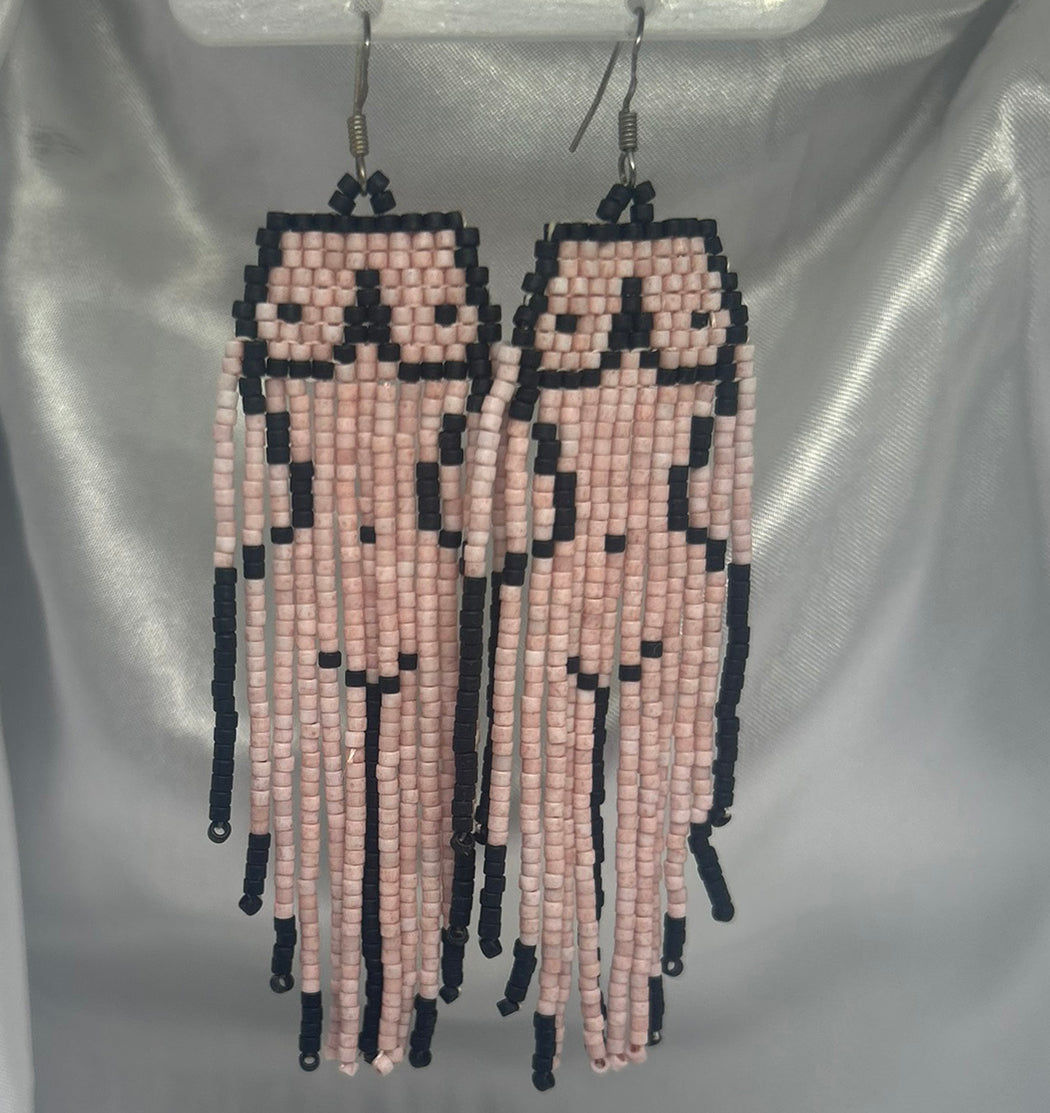''Saltwater Silhouette'' earrings
