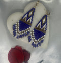 ''Blue Dynasty'' earrings