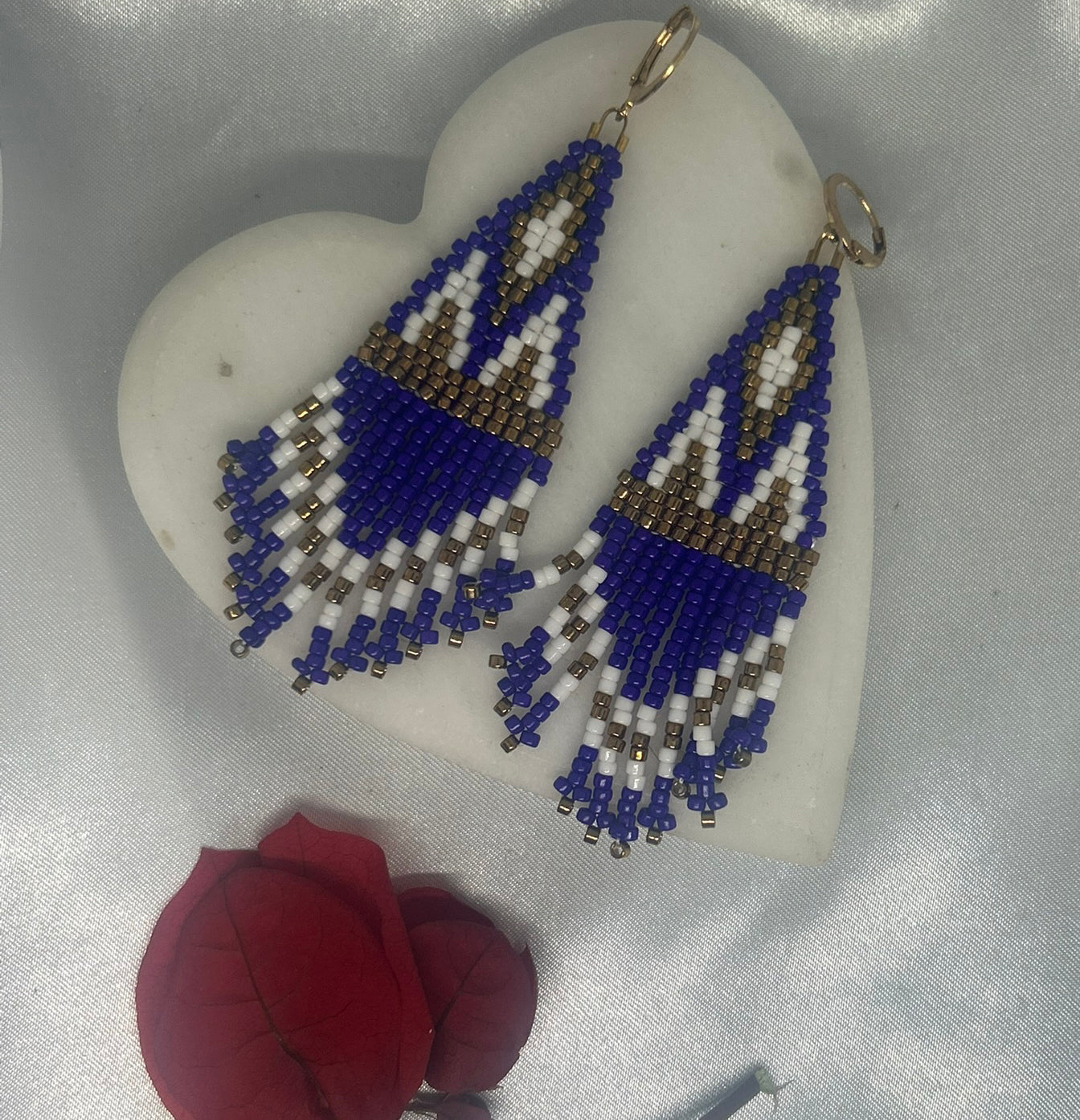 ''Blue Dynasty'' earrings