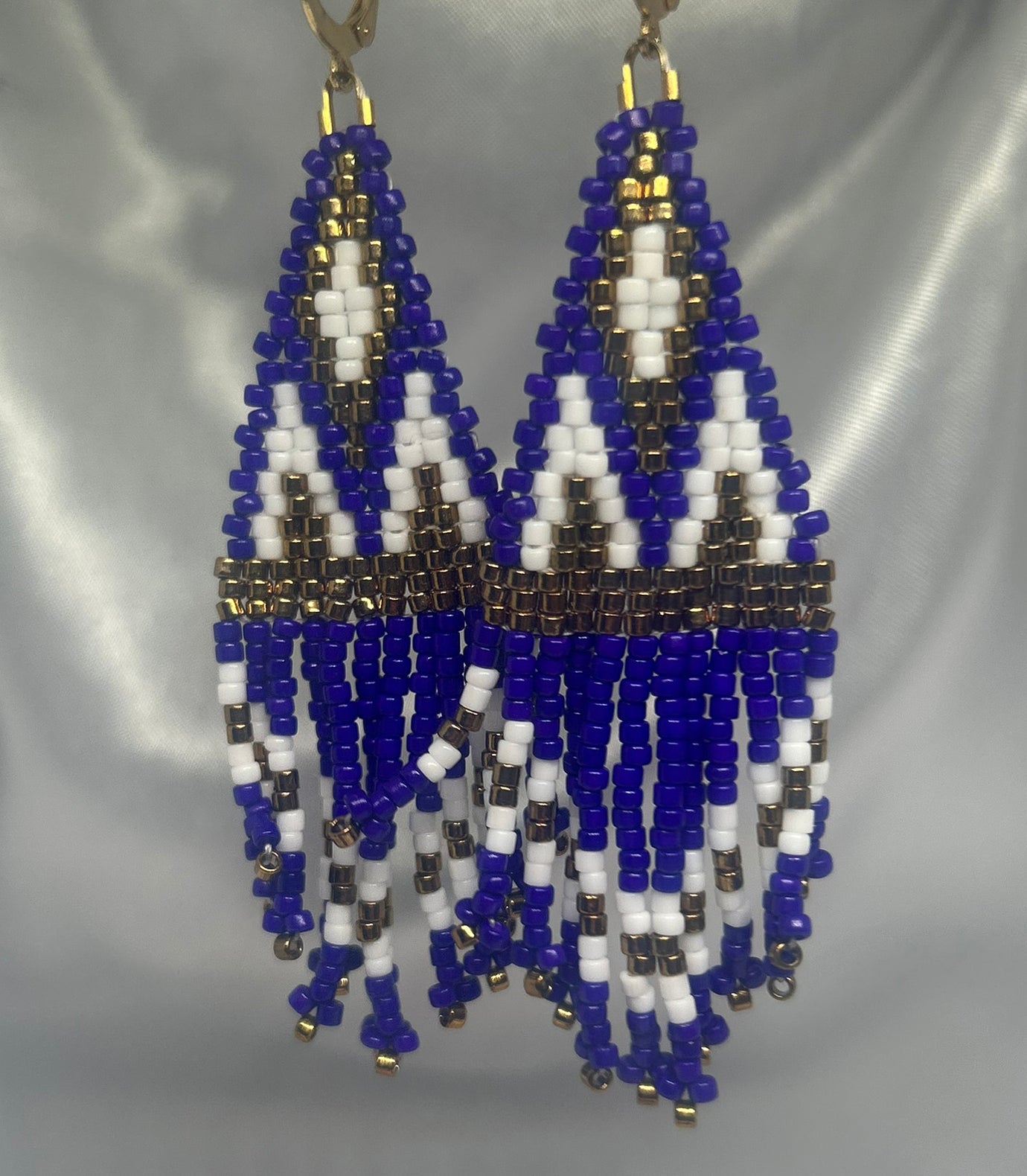 ''Blue Dynasty'' earrings
