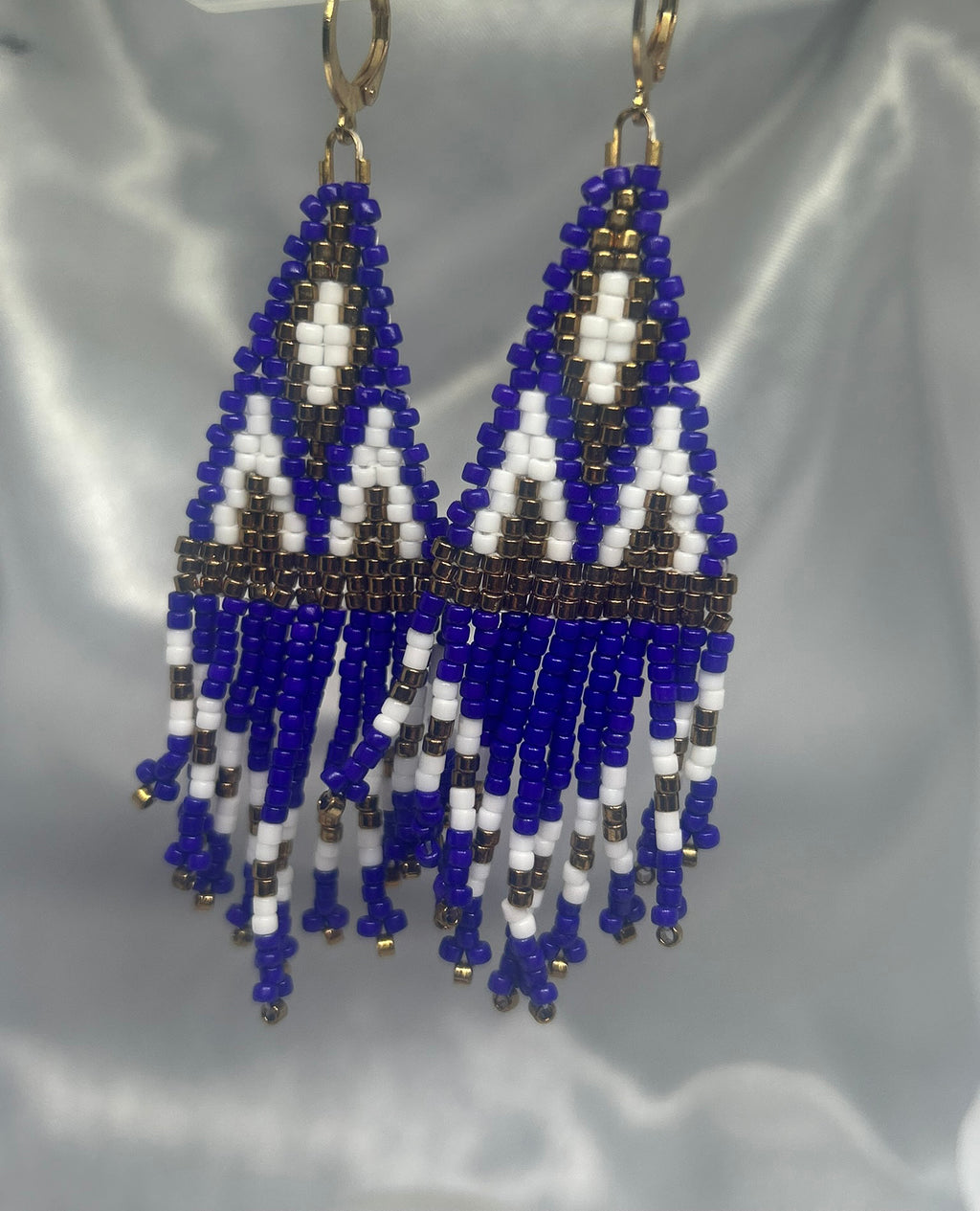 ''Blue Dynasty'' earrings