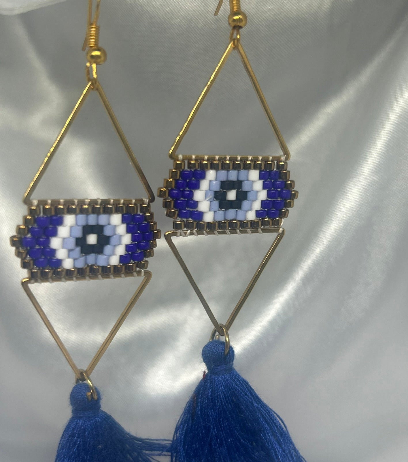 ''Navy Spell'' earrings