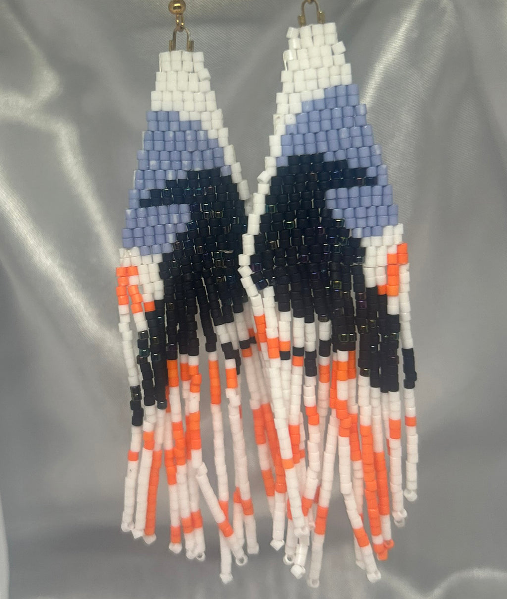 ''Midnight Raven'' earrings