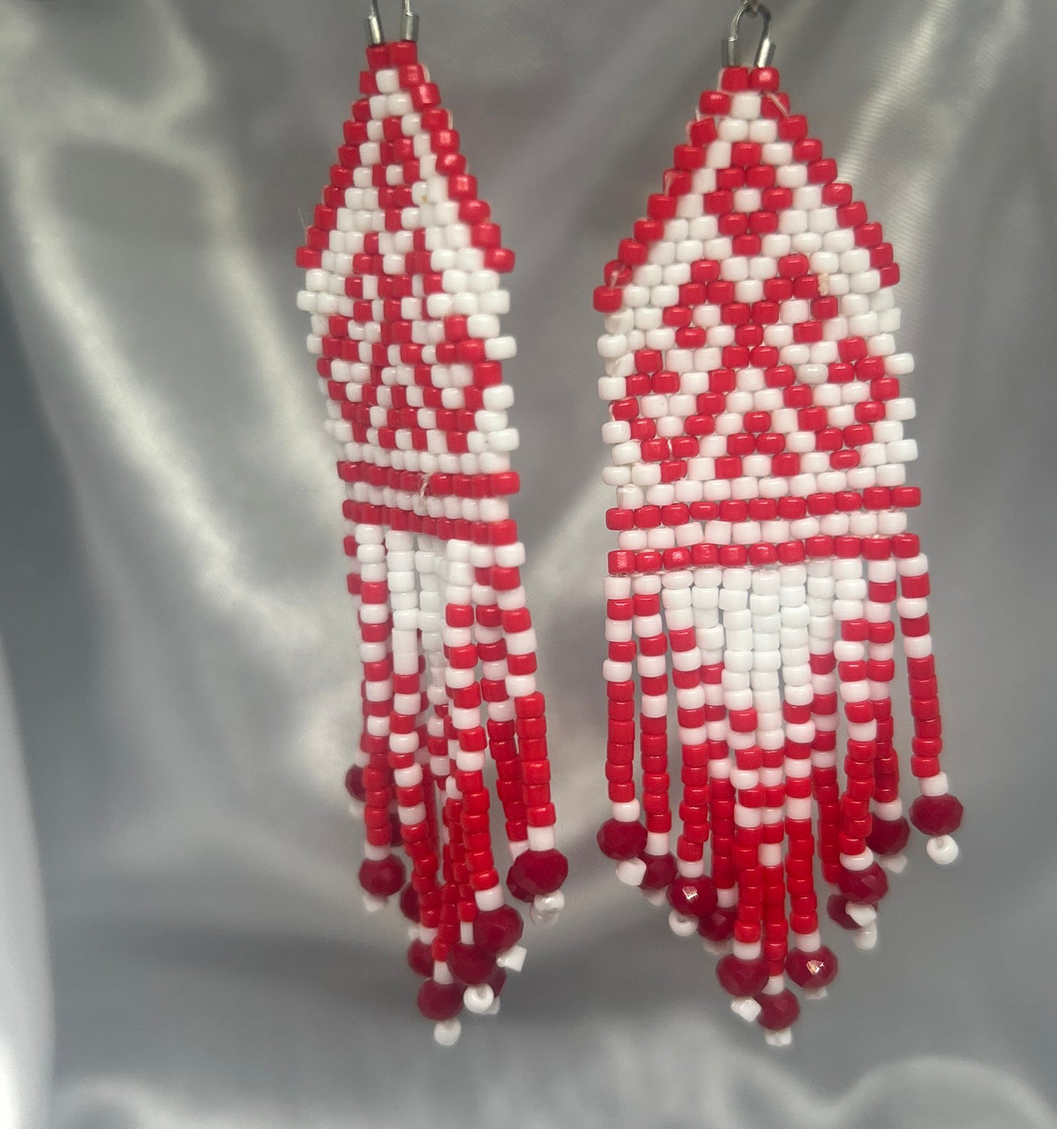 ''Scarlet Rhythm'' earrings