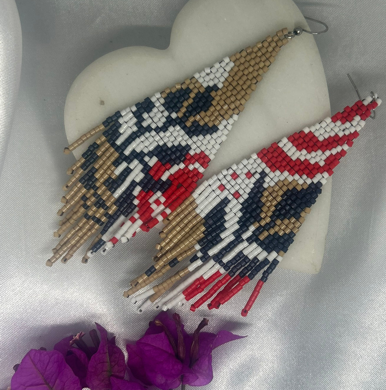 ''Folk Warrior'' earrings