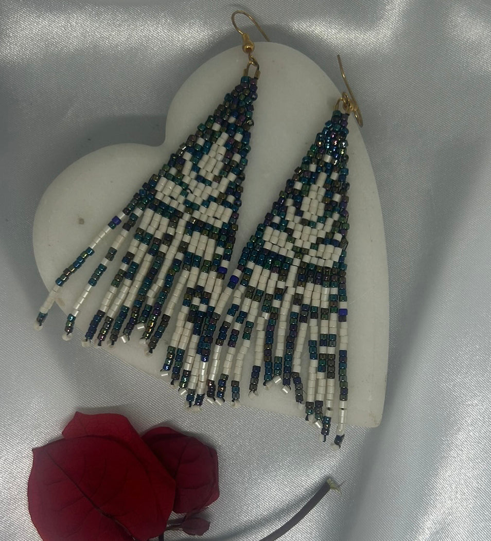 ''Midnight Lagoon'' earrings
