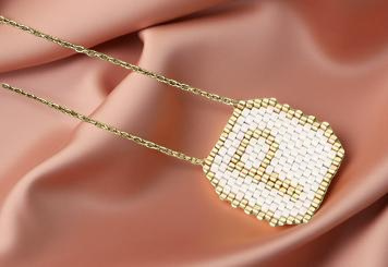 beaded Initial polygon