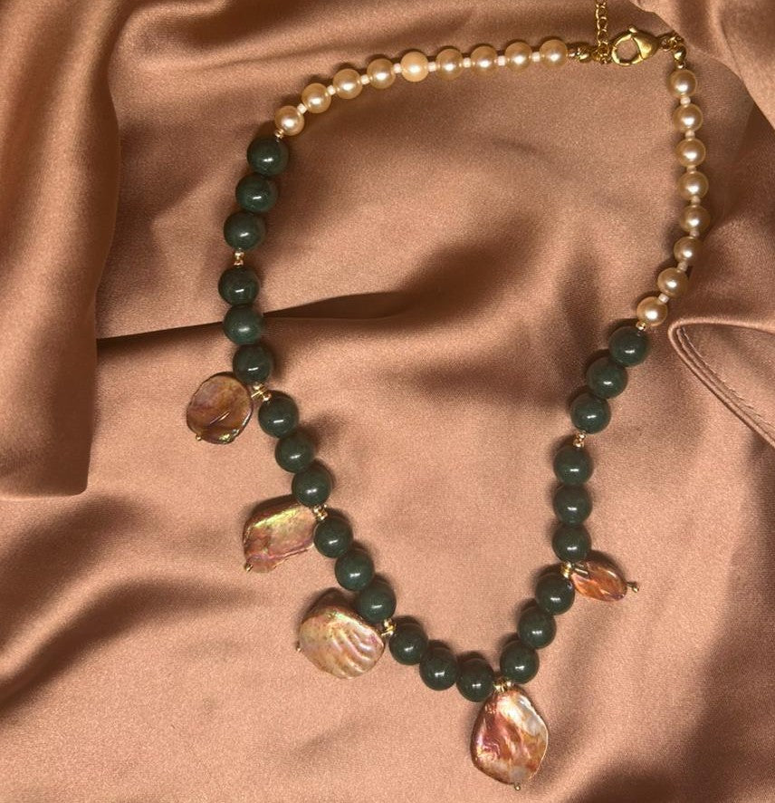 ''Emerald Heat'' necklace