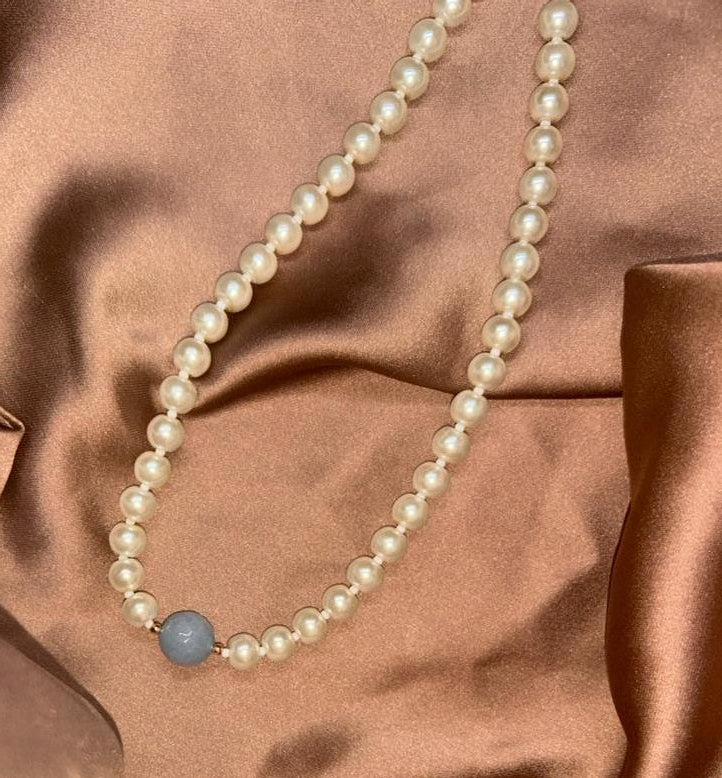 ''Pearl Drift'' necklace