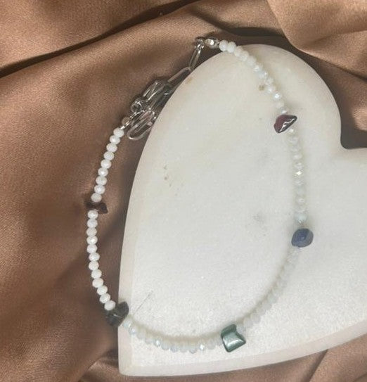 ''Ocean Pebble'' Anklet