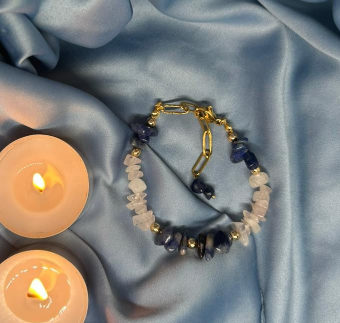 ''Rose & Ocean'' Bracelet