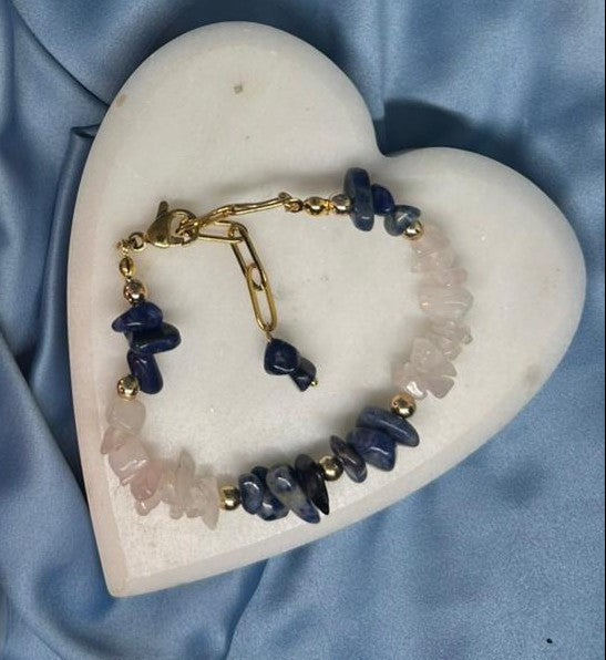 ''Rose & Ocean'' Bracelet