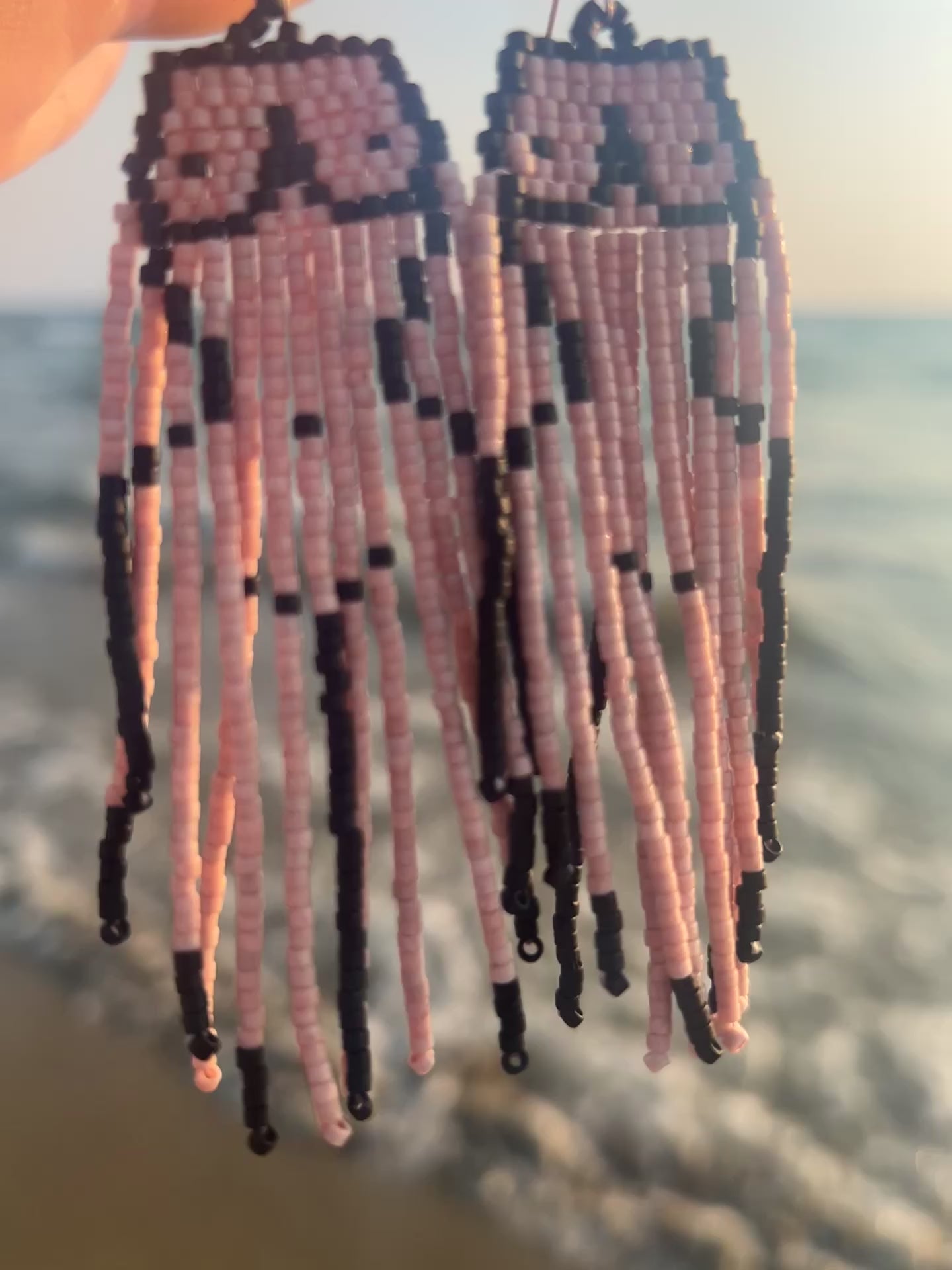 ''Saltwater Silhouette'' earrings